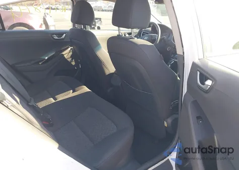 2019 Hyundai Ioniq Hybrid Blue из США, поврежденный, VIN KMHC65LC2KU174139